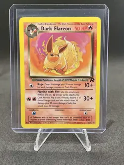 Dark Flareon - 35/82 - Pokemon - Team Rocket - Vintage - WOTC - 2000 - Non-holo - Image 1