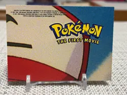 1999 Topps Pokemon The First Movie #S16 (Sticker & Puzzle Card) Blue Logo LP - Image 2