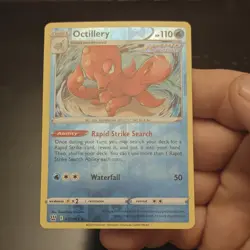 Octillery 037/163 Swsh05 Battle Styles Reverse Holo Rare Rapid Strike Pokemon C… - Image 1