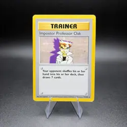 Pokemon Impostor Professor Oak 073/102 Base Set (Shadowless) Regular - Image 1