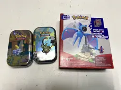 Mixed Pokemon TCG Empty Tins, Accessories, and Collectibles Bundle - Image 2