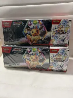 LOT OF 2 - Pokemon Prismatic Evolutions Surprise Box + Booster Bundle Lot - Image 3