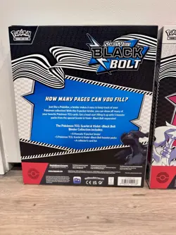 Pokemon Black Bolt & White Flare Binder Collection Box Set 2X New Sealed - Image 3
