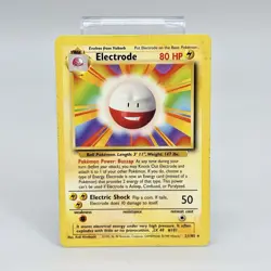 Pokemon Electrode 21/102 BS Base Set Unlimited Vintage 1999 LP - Image 1