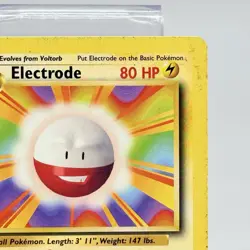Pokemon Electrode 21/102 BS Base Set Unlimited Vintage 1999 LP - Image 3