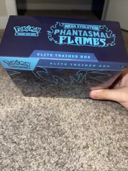 Pokemon TCG Mega Evolution Phantasmal Flames ETB Elite Trainer Box - Image 2