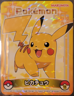 CGC 10 PRISTINE Pikachu Scarlet & Violet Marumiya Sticker #11 Holo Pokemon - Image 3