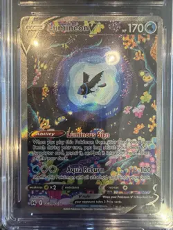 2023 Pokemon Crown Zenith Galarian Gallery Holo #GG39 Lumineon V Mint CGC 9 - Image 1