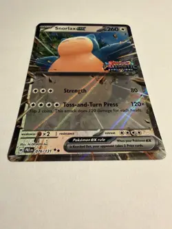 Snorlax ex 076/131 Prismatic Evolutions Stamp Special Collection Promo Pokemon - Image 2