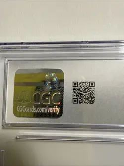 CGC Mint 9 Charizard 24k Gold Plated Sticker Pokemon - Image 3
