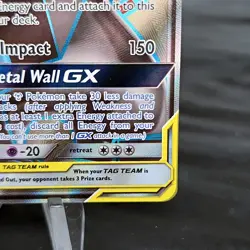 Lucario+Melmetal GX 203/214 Unbroken Bonds Full Art Ultra Rare Pokemon NM - Image 5