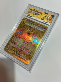 Pokemon Charizard ex 228/197 Hyper Rare Gold ACE Graded 9 Mint Obsidian Flames - Image 2