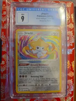 Jirachi Pokemon 2020 Vivid Voltage 119/185 Amazing Rare Cgc 9 - Image 1