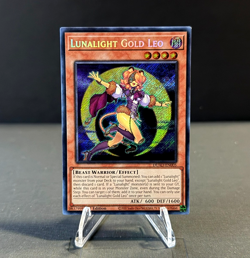 Yu-Gi-Oh! Lunalight Gold Leo DUAD-EN005 Secret Rare 1st Edition - Image 1