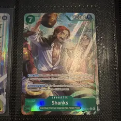 Bandai Shanks OP14-027 Character Holo 9000 Power 7 Cost One Piece CCG - Image 1