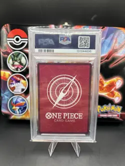 2025 ONE PIECE ST22-001 STARTER DECK ACE & NEWGATE B&W PARALLEL ALT ART PSA 10✅ - Image 2
