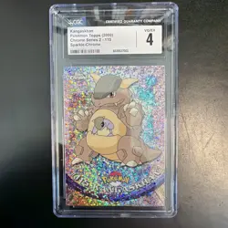 🔥 2000 Topps Chrome Pokemon Cards - Series 2 - Kangaskhan #115 CGC 4 - Image 2