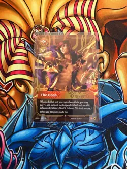 2025 League of Legends Riftbound TCG The Boss Sett Rare Card 269/298 - Image 1