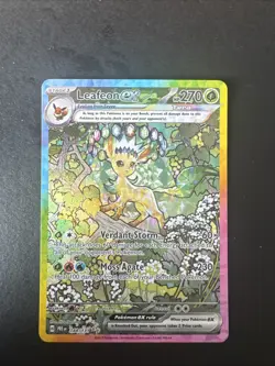 Leafeon EX Prismatic Evolutions Holo Pokemon Card 144/131 NM/Mint Condition - Image 1