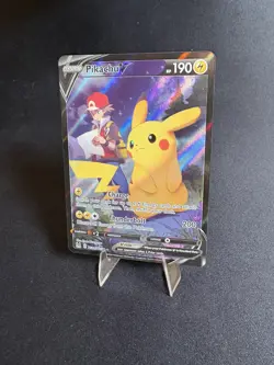 Pokemon TCG Pikachu v TG16/TG30 Lost Origin 2022 Full Art Holo Ultra Rare Card - Image 5
