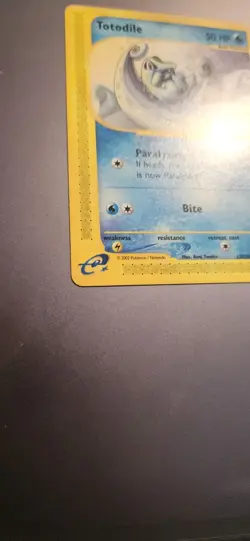 2002 Pokemon Totodile Expedition 135/165 Regular Base Card Non-holo - Image 2