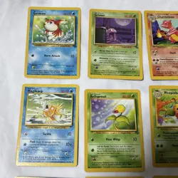 Vintage 1999 Pokemon Cards Lot 25 Base Jungle Fossil LP/NM No Duplicates - Image 2