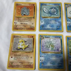 Vintage 1999 Pokemon Cards Lot 25 Base Jungle Fossil LP/NM No Duplicates - Image 2