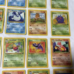 Vintage 1999 Pokemon Cards Lot 25 Base Jungle Fossil LP/NM No Duplicates - Image 5
