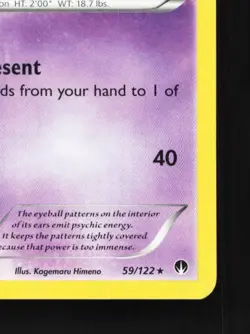 Meowstic 59/122 LP BREAKpoint English Pokemon Card TCG - Image 3