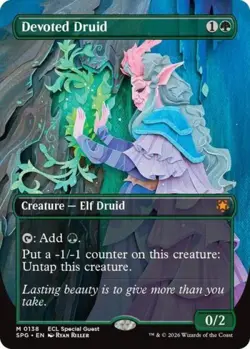 Devoted Druid (Borderless) -Foil Near Mint MTG Special Guests - Image 1