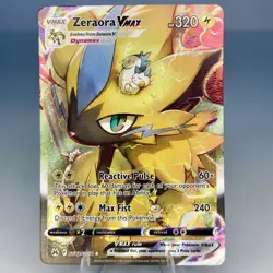 Zeraora VMAX GG42/GG70 Crown Zenith Galarian Gallery Art Holo Card Pokemon TCG - Image 1