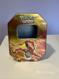 Infernape Tin Pokemon TCG Collectible Item **EMPTY TIN** 2007 Card Storage - Image 1