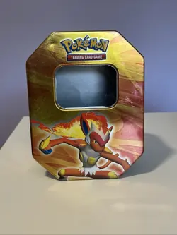 Infernape Tin Pokemon TCG Collectible Item **EMPTY TIN** 2007 Card Storage - Image 2