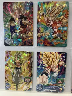 Super Dragon Ball Heroes UGM7-SEC Goku Secret Rare + Gogeta Vegeta 8 Card Set - Image 3