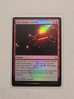 Fire Nation Attacks (Foil) - Avatar - NM - Uncommon - Instant - MTG - Image 1