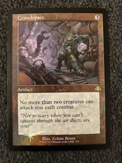 Magic The Gathering MTG - Crawlspace (Retro Frame) Foil - Dominaria Remastered - Image 1
