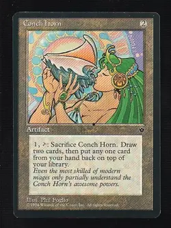 MTG Fallen Empires Conch Horn - Image 1
