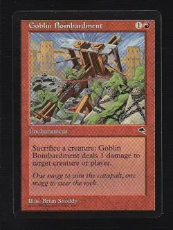 MTG Tempest Goblin Bombardment - Image 1