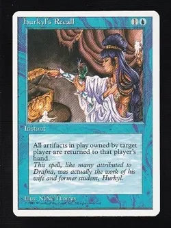 MTG 4th Edition Hurkyl's Recall - Image 1