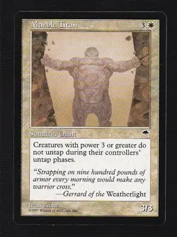 MTG Tempest Marble Titan - Image 1