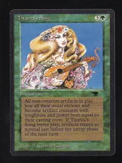 MTG Antiquities Titania's Song - Image 1