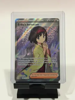 Erika's Invitation Pokemon TCG 196/165 Scarlet & Violet 151 Full Art NM - Image 1