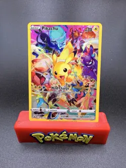 Pikachu (Secret) 160/159 Pokemon Crown Zenith Alt Art Holo NM -c - Image 1