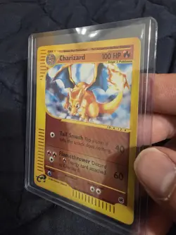 Pokemon TCG Charizard Expedition Base Set Reverse Holo 39/165 LP - Image 2