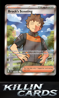 Brock's Scouting - 179/159 179/159 Pokemon Ultra Rare SV09: Journey Together Car - Image 1