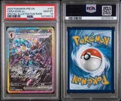 Pokemon Ceruledge ex 147/131 Sv: Prismatic Evolutions Holo PSA 10 Gem Mint - Image 3