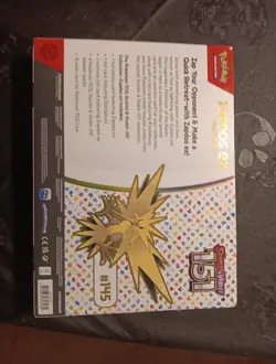 Pokemon Zapdos EX 151 Box Sealed - Image 3