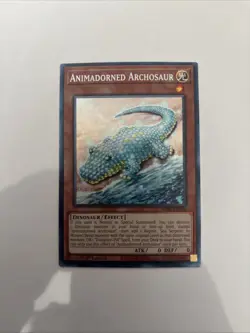 YuGiOh TCG Animadorned Archosaur WISU-EN050 Collector's Rare 1st Edition NM - Image 1