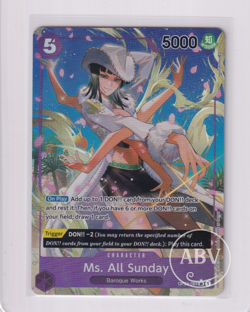 Ms. All Sunday OP04-064 V2 Alt Art | NM I One Piece TCG | English - Image 1