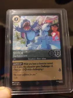Disney Lorcana Stitch High Badness Level Lorcana Promo Foil 35/P3 - Image 2